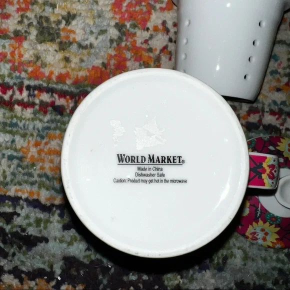 World Market Tea Cup. Three Piece Set - Home | Color: Pink - Picture 4 of 7